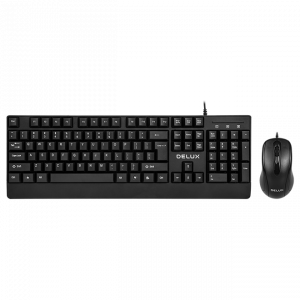 Delux K6006U+M332BU Keyboard and Mouse Combo