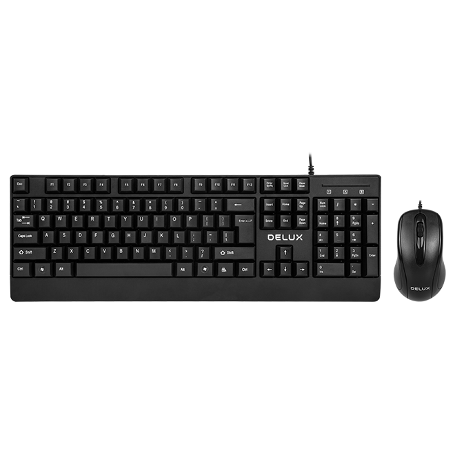 Delux K6006U+M332BU Keyboard and Mouse Combo