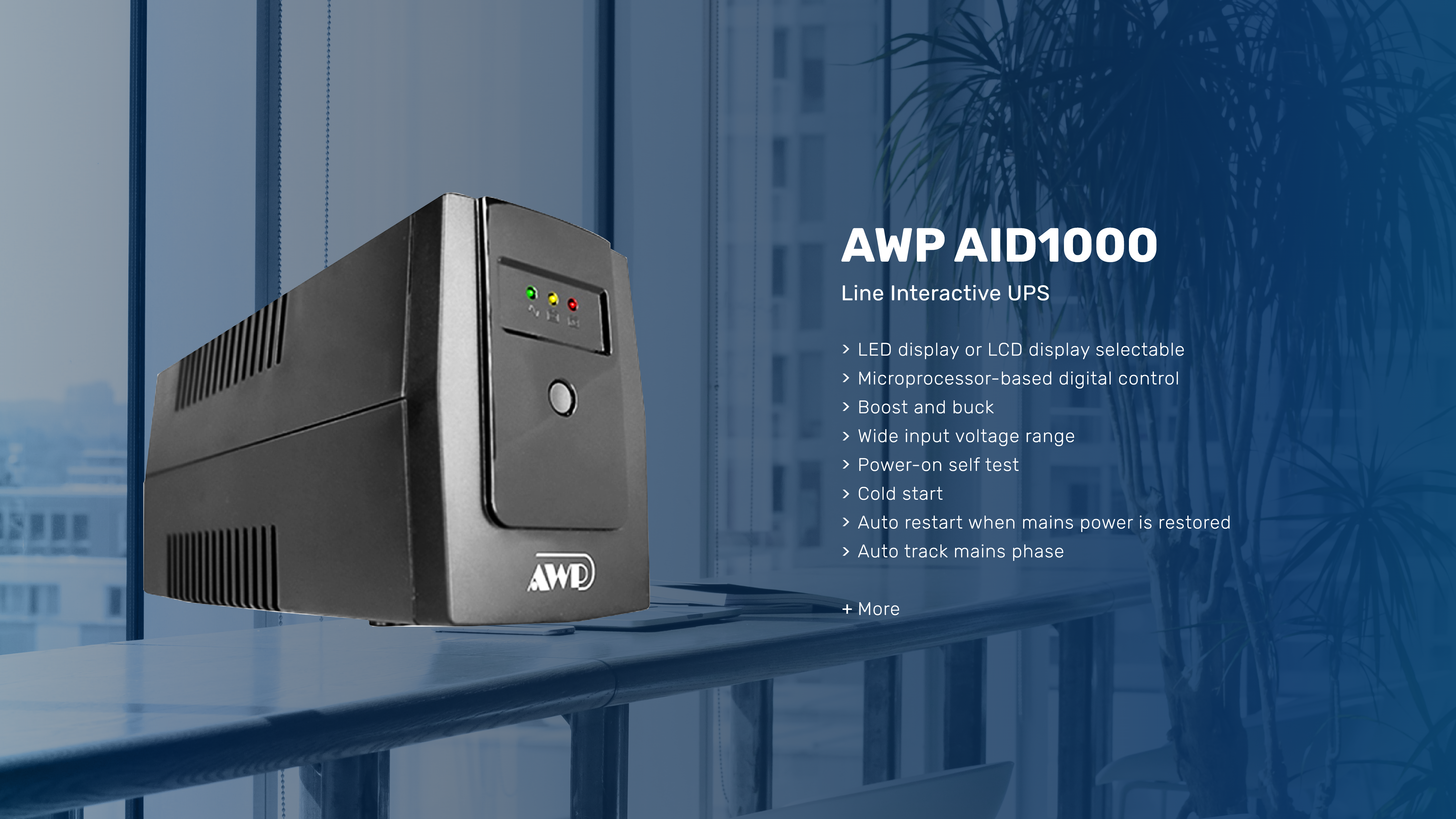AWP AID1000 Line Interactive UPS