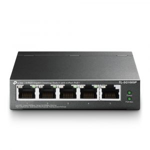 TP-Link TL-SG1005P 5-Port Gigabit Desktop Switch with 4-Port PoE+