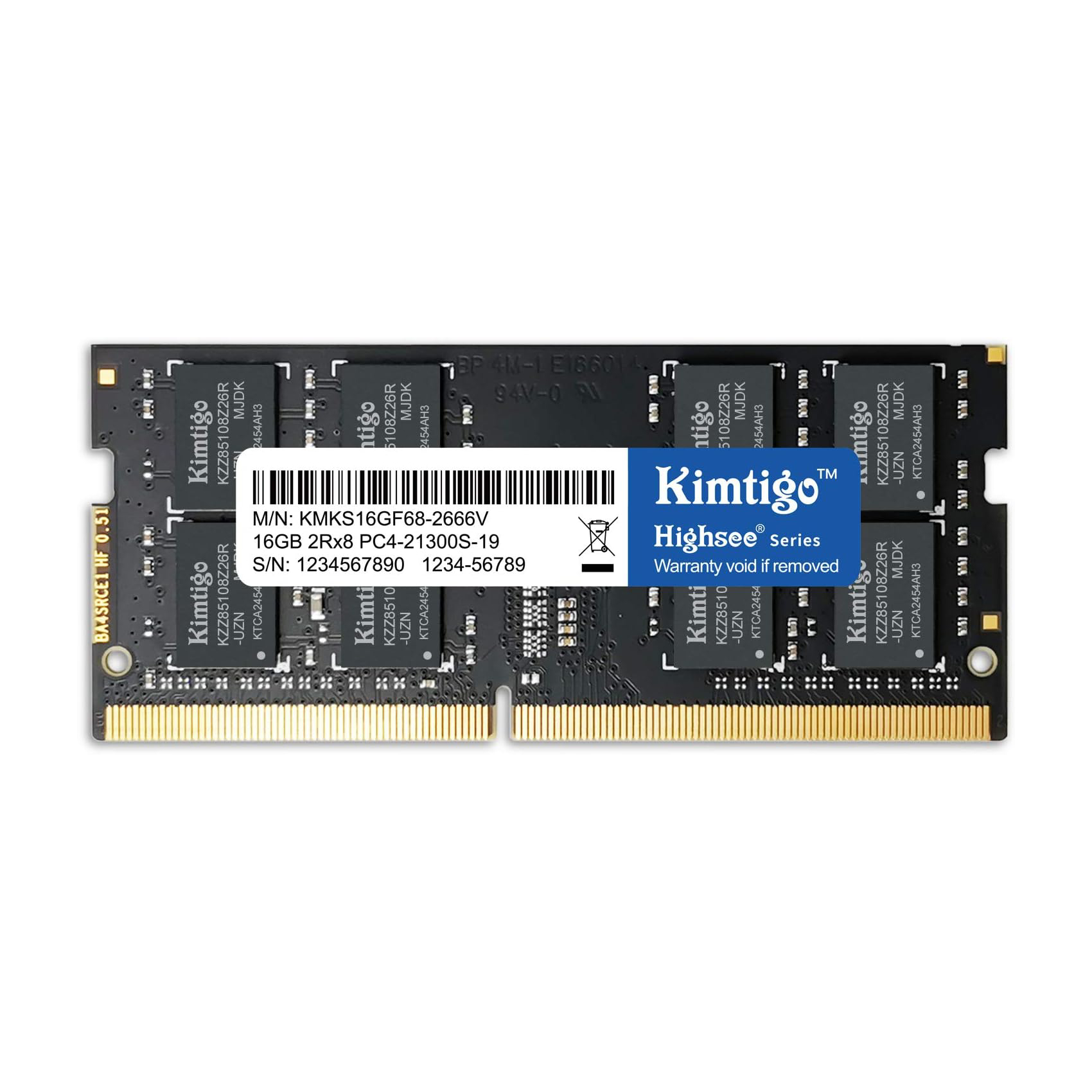 Kimtigo DDR4 2666mhz Value Ram (Laptop)